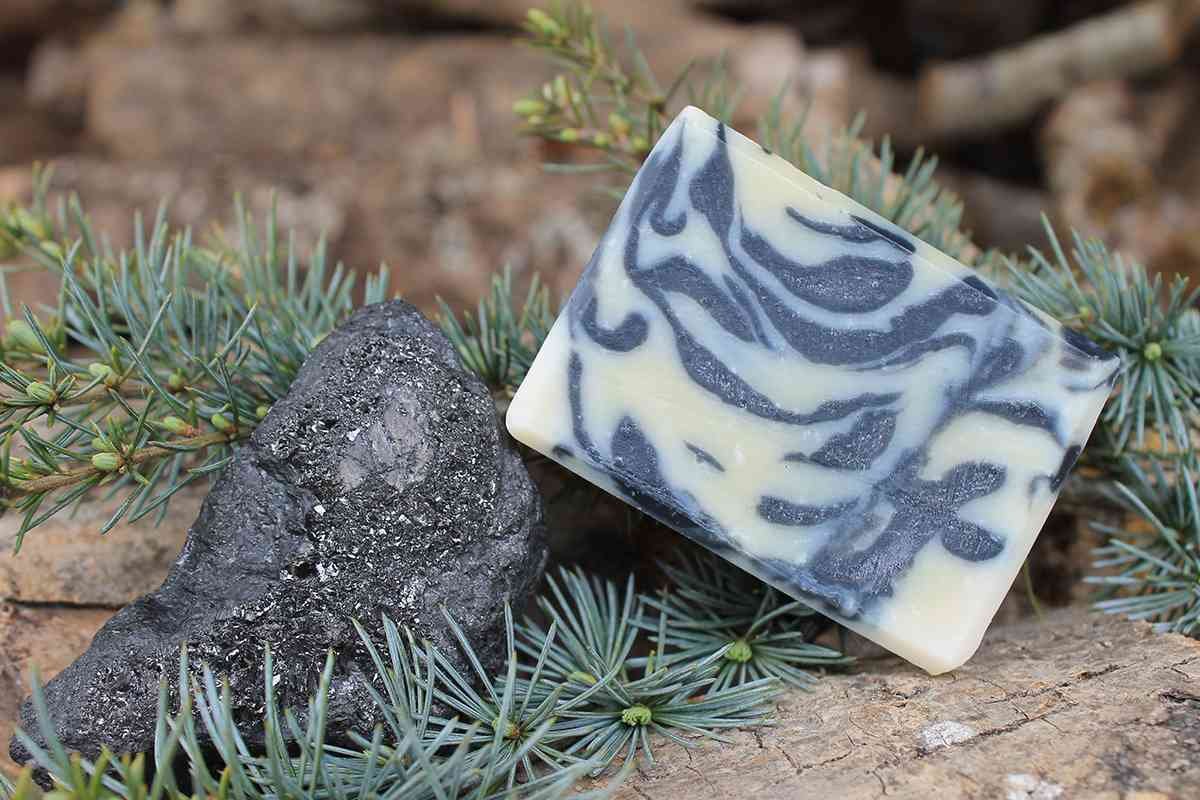 savon naturel charbon